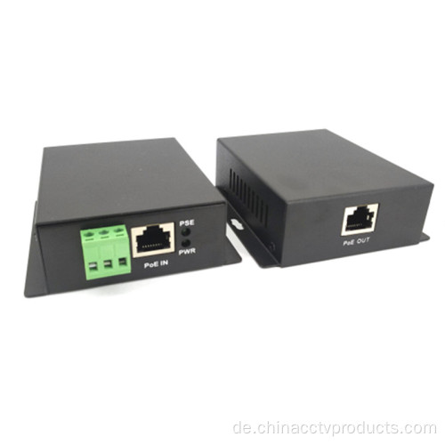 9 ~ 52VDC Input 1000 Mbps 30W Solar Poe Injector Supply